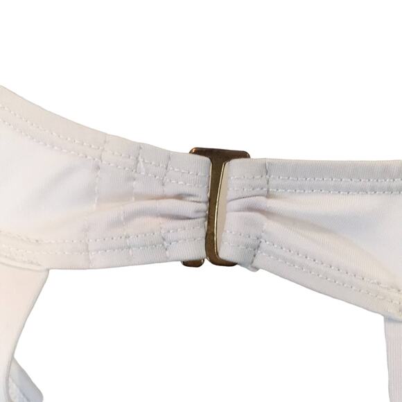 Swimsuit black white Tankini top 18W Preowned - Picture 6 of 6